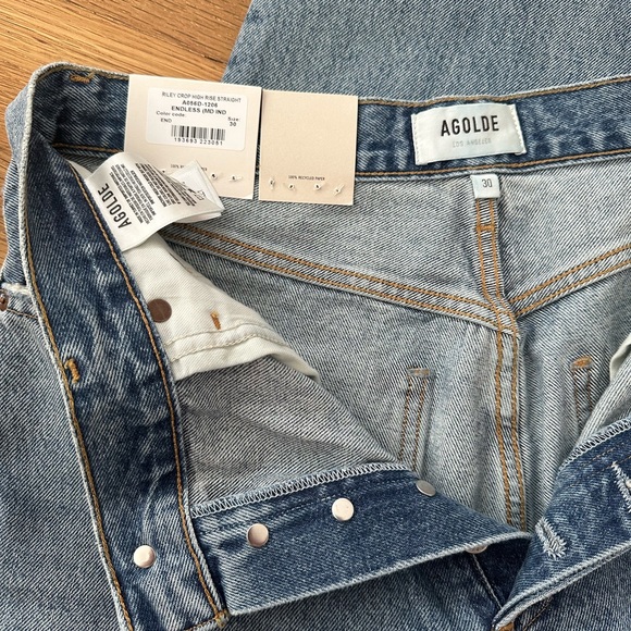 BRAND NEW AGOLDE High Rise Straight Jean - Picture 6 of 7